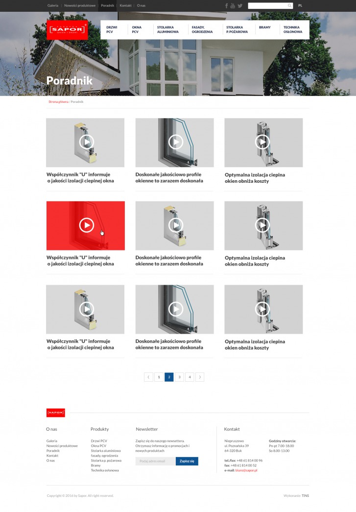 strona internetowa SAPOR